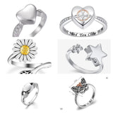 Claddagh Heart Cremation Urn Ring with Optional Personalisation