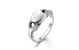 Claddagh Heart Cremation Urn Ring with Optional Personalisation