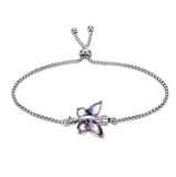 Butterfly Adjustable Urn Bracelet - Memorial Ash Keepsake Jewellery - With Optional Personalised Engraved