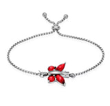 Butterfly Adjustable Urn Bracelet - Memorial Ash Keepsake Jewellery - With Optional Personalised Engraved