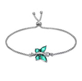 Butterfly Adjustable Urn Bracelet - Memorial Ash Keepsake Jewellery - With Optional Personalised Engraved