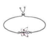 Butterfly Adjustable Urn Bracelet - Memorial Ash Keepsake Jewellery - With Optional Personalised Engraved