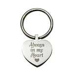 Always in my Heart Shaped Urn Keyring - ETK02