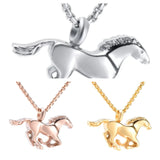 Running Horse Pendant Cremation Urn Pendant