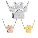 Paw Shape Pet Cremation Urn Pendant