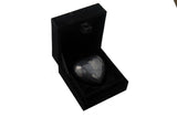 Black Enamel Heart Keepsake Urn- ETH32