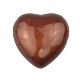 Brown Enamel Heart Keepsake Urn - ETH24