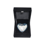 Silver Flying Birds Heart Keepsake Urn - ETH08