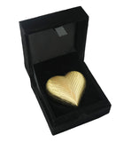 Guardian Angel Heart Keepsake Urn in Gold or Silver - ETH09
