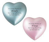 In Loving Memory Personalised Keepsake Urn in Blue or Pink - ETH40