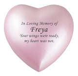 In Loving Memory Personalised Keepsake Urn in Blue or Pink - ETH40