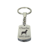 Personalised Dog Urn Keyring - ETK15