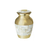 Miniature Mother of Pearl Keepsake Urn - ETM05
