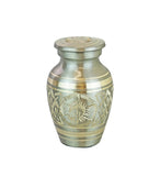 Miniature Silver and Gold Vintage Keepsake Urn - ETM06