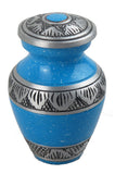 Miniature Blue and Silver Keepsake Urn - ETM10