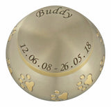 Personalised Golden Paws Odyssey Urn - ETP09