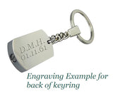 Personalised Dog Urn Keyring - ETK15