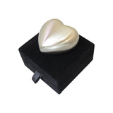 Silver Gold Blue Pink Purple White Personalised Heart Urn Keepsake Ashes Cremation Memorial