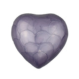 Lilac Enamel Heart Keepsake Urn - ETH25