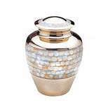Large Mother of Pearl Urn - ETL02