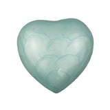 Sky Blue Enamel Heart Keepsake Urn - ETH28