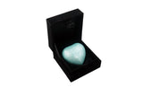 Sky Blue Enamel Heart Keepsake Urn - ETH28