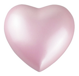 Silver Gold Blue Pink Purple White Personalised Heart Urn Keepsake Ashes Cremation Memorial