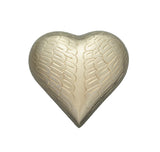 Guardian Angel Heart Keepsake Urn in Gold or Silver - ETH09
