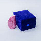 Miniature Pink Enamel Teardrop Aluminium Keepsake Urn