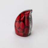 Miniature Red Teardrop Keepsake Urn