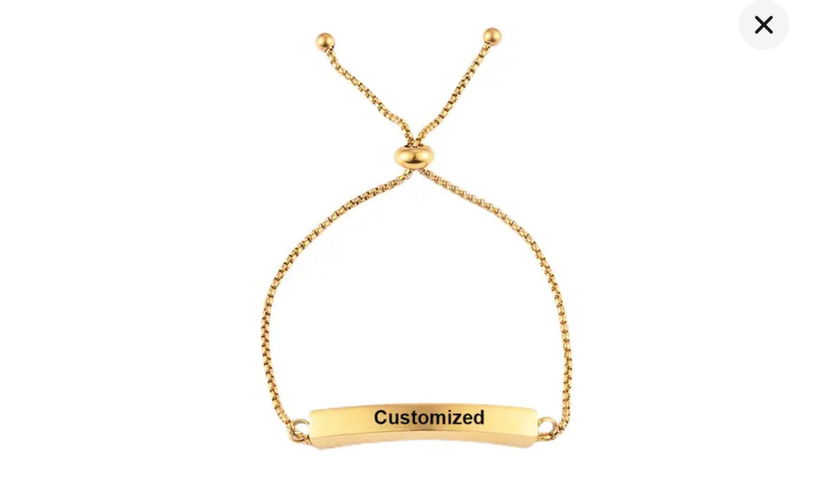 Silver, Gold or Black Bar Adjustable Urn Bracelet Memorial Ash