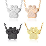 Paw Shape Pet Cremation Urn Pendant