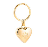 Paw Heart Cremation Urn Keychain with Optional Personalisation