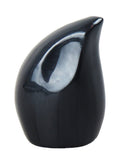 Miniature White Enamel Teardrop Aluminium Keepsake Urn