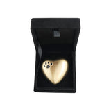 Personalised Paw Print Golden Heart Keepsake Urn - ETH03
