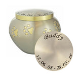 Personalised Golden Paws Odyssey Urn - ETP09