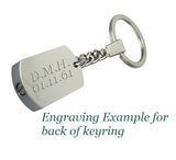 Personalised Paws Urn Keyring - ETK14