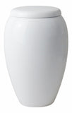 Large Classic White Urn with Optional Personalised Engraving - ETL05