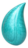 Turquoise Teardrop Urn - ETT03