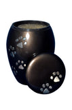 Brown with Paw Prints Urn - ETP07